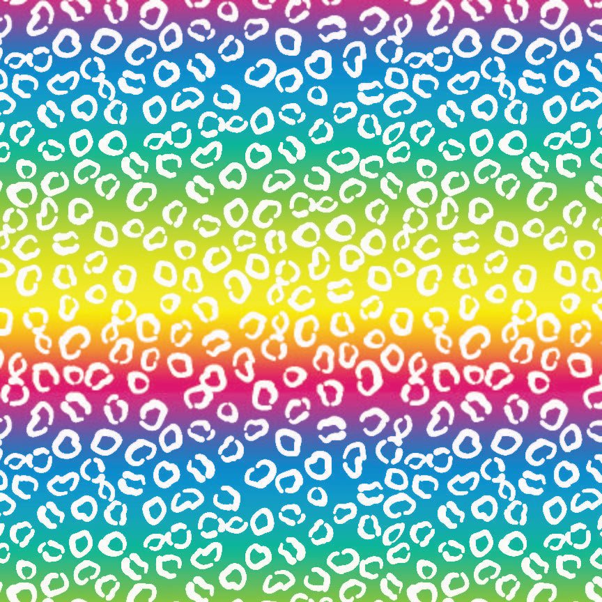 Rainbow Leopard Pattern Acrylic Sheet - CMB Pattern Acrylic